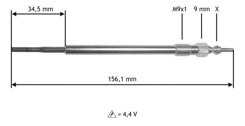 Bougie de préchauffage VALEO ref. 345218